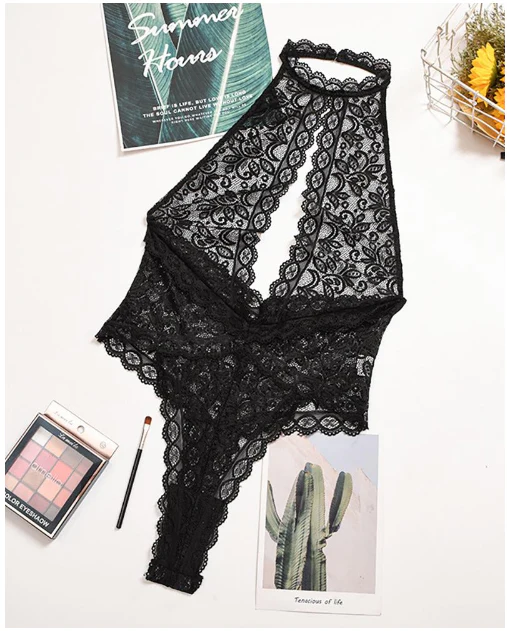 Love Me Like Never Cut Out Halter Teddy - Image 3