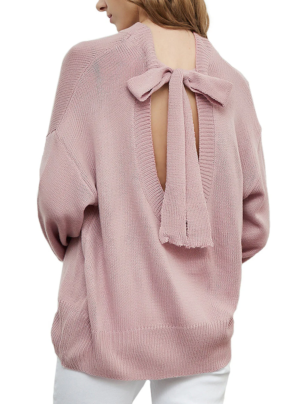 Love Tie Puffed Sleeve Sweater - Image 15