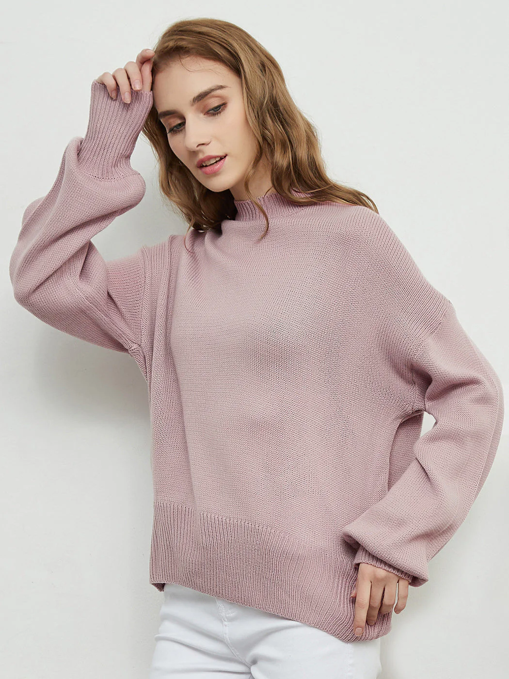 Love Tie Puffed Sleeve Sweater - Image 17