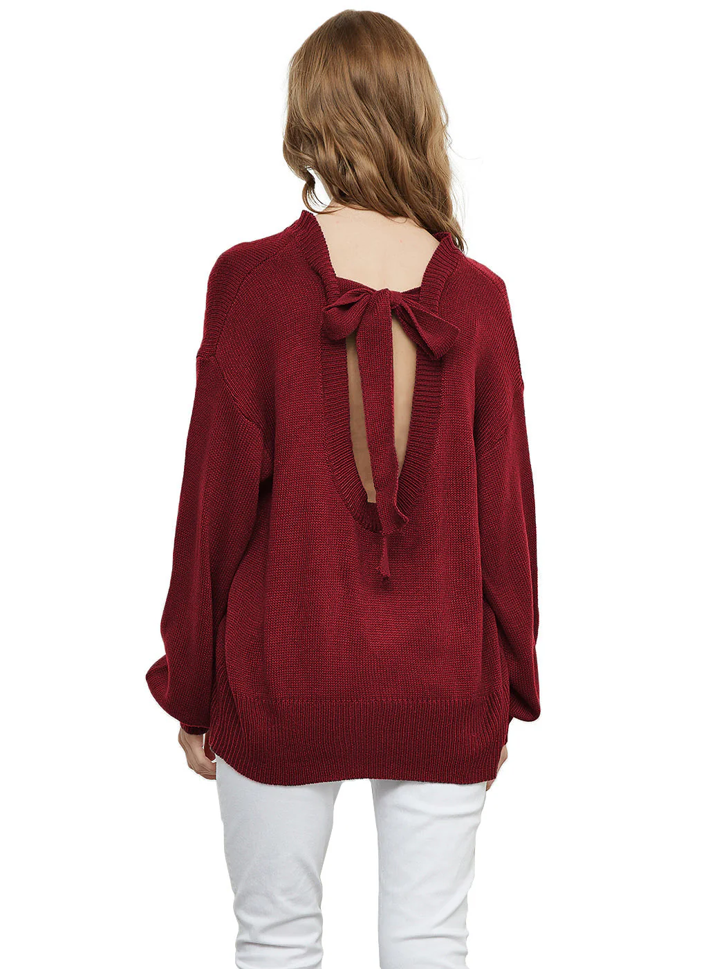 Love Tie Puffed Sleeve Sweater - Image 29