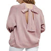 Love Tie Puffed Sleeve Sweater - Image 34