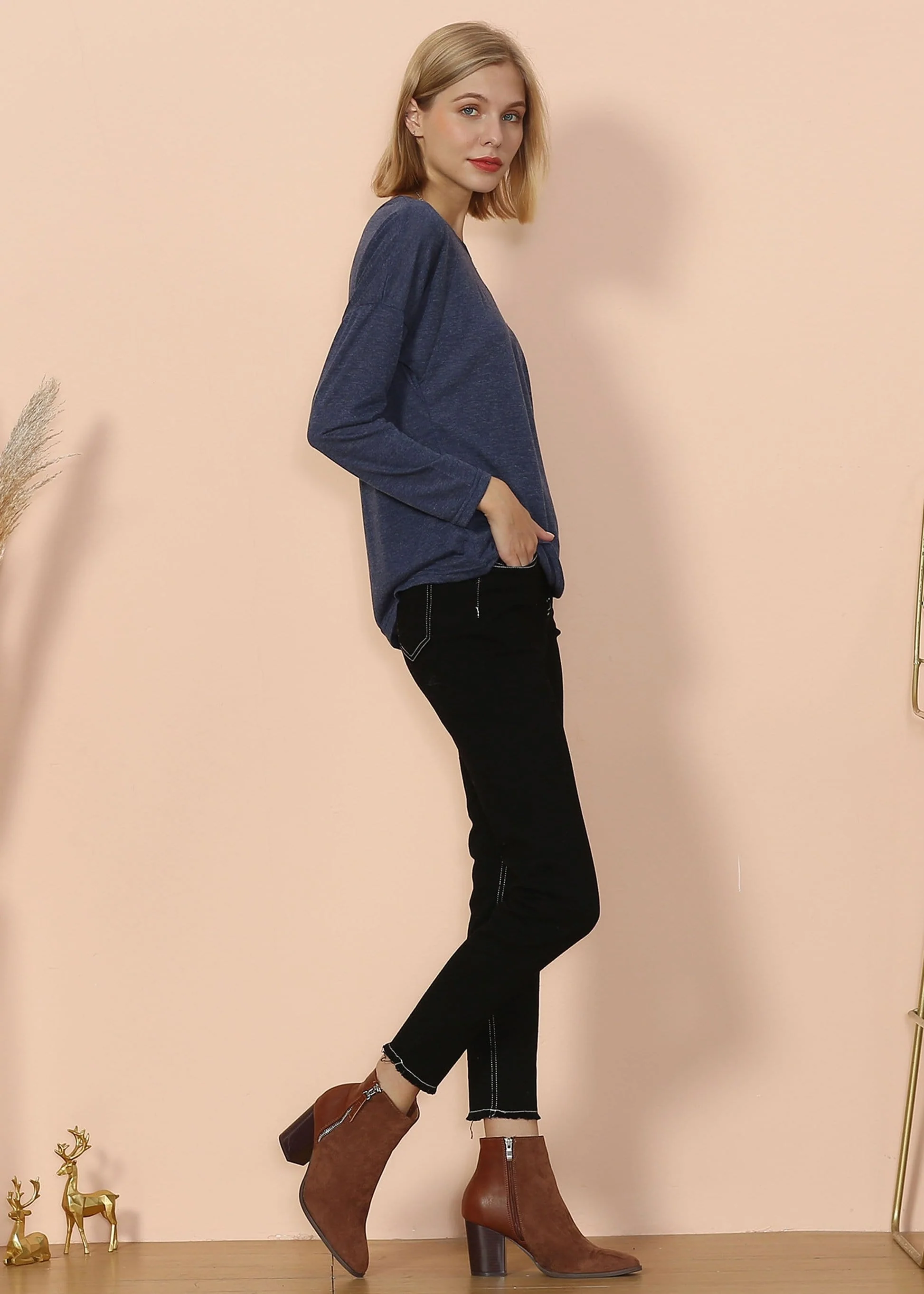 Lux Boatneck Long Sleeve Top - Image 10