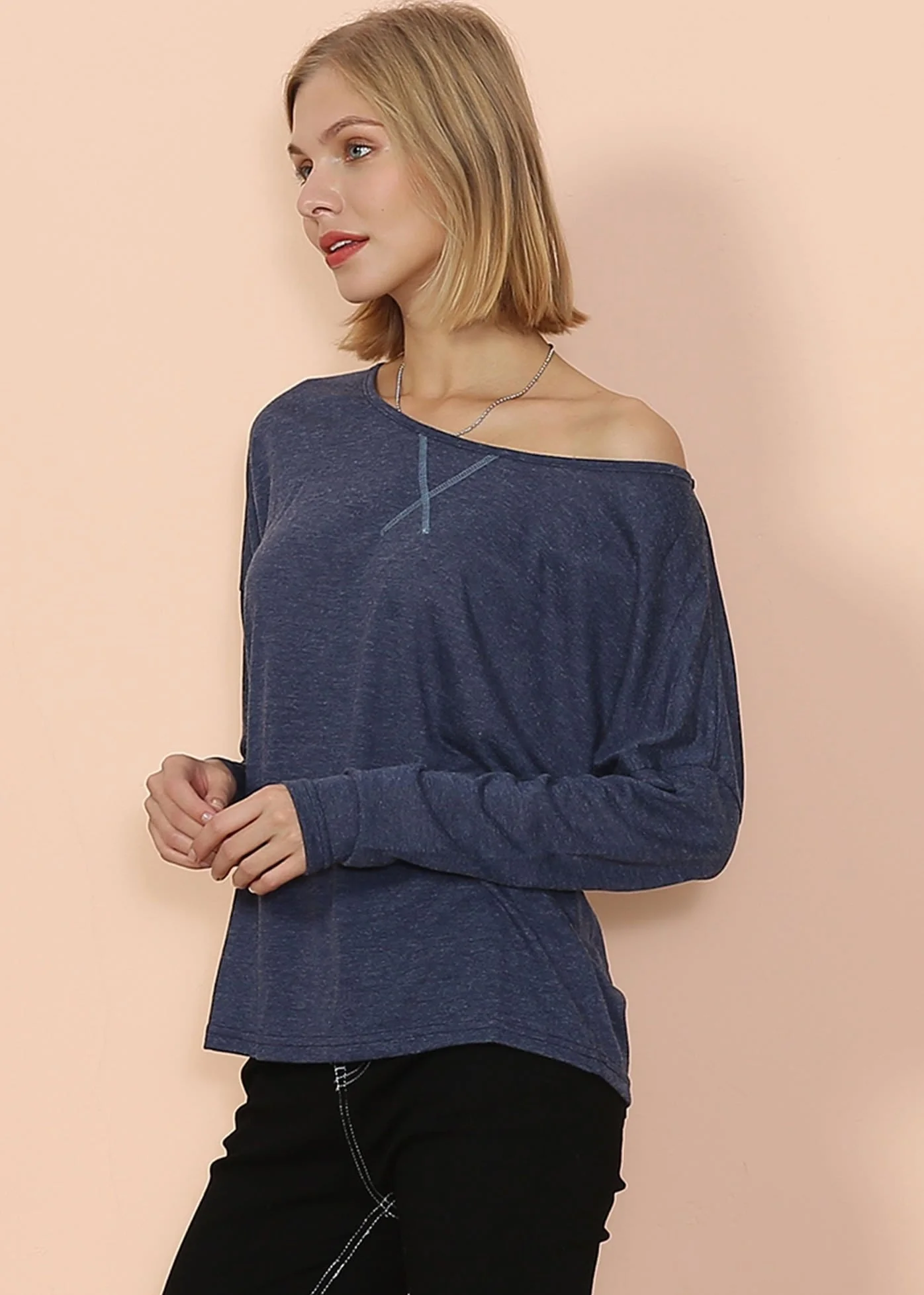 Lux Boatneck Long Sleeve Top - Image 13