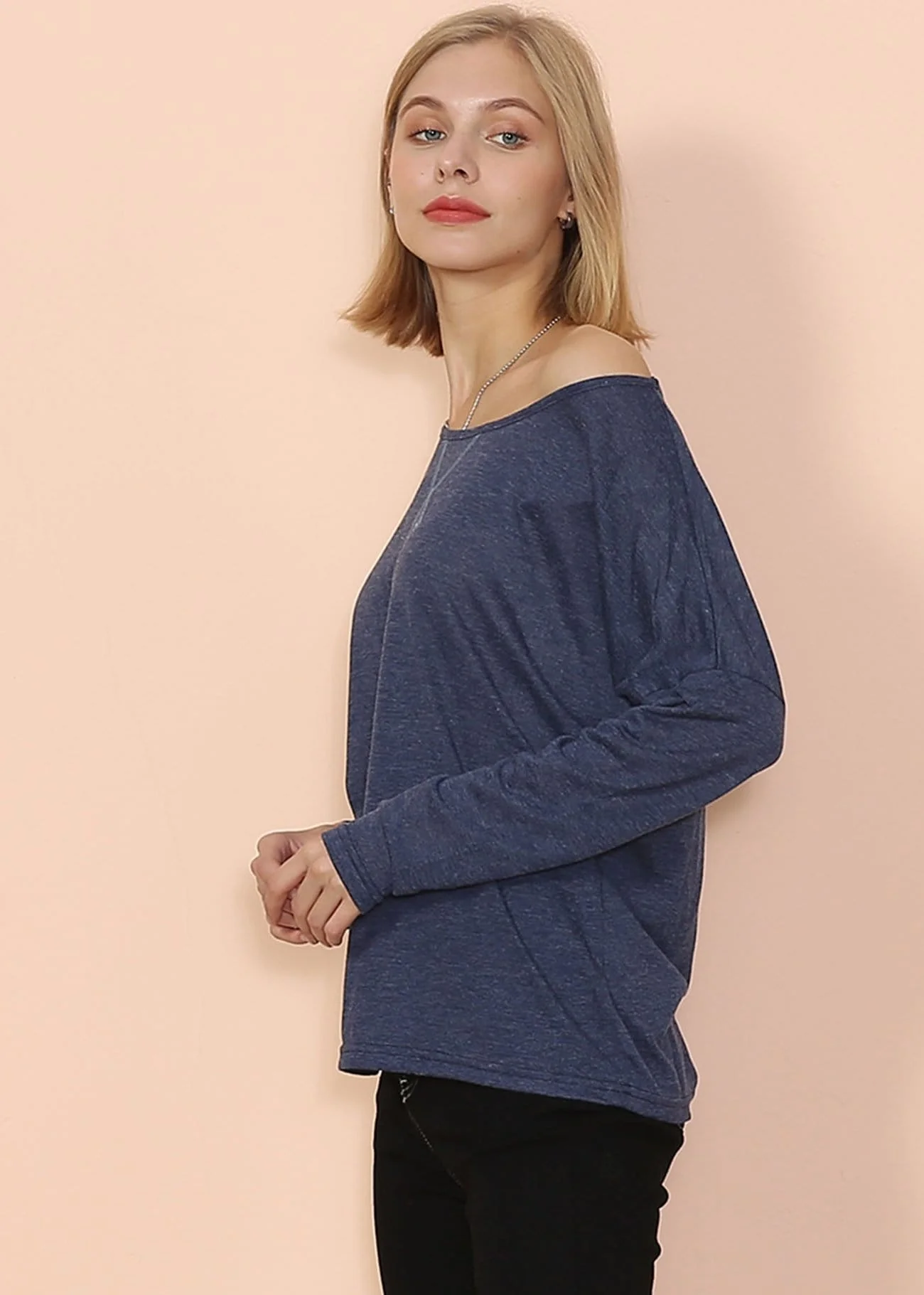 Lux Boatneck Long Sleeve Top - Image 14