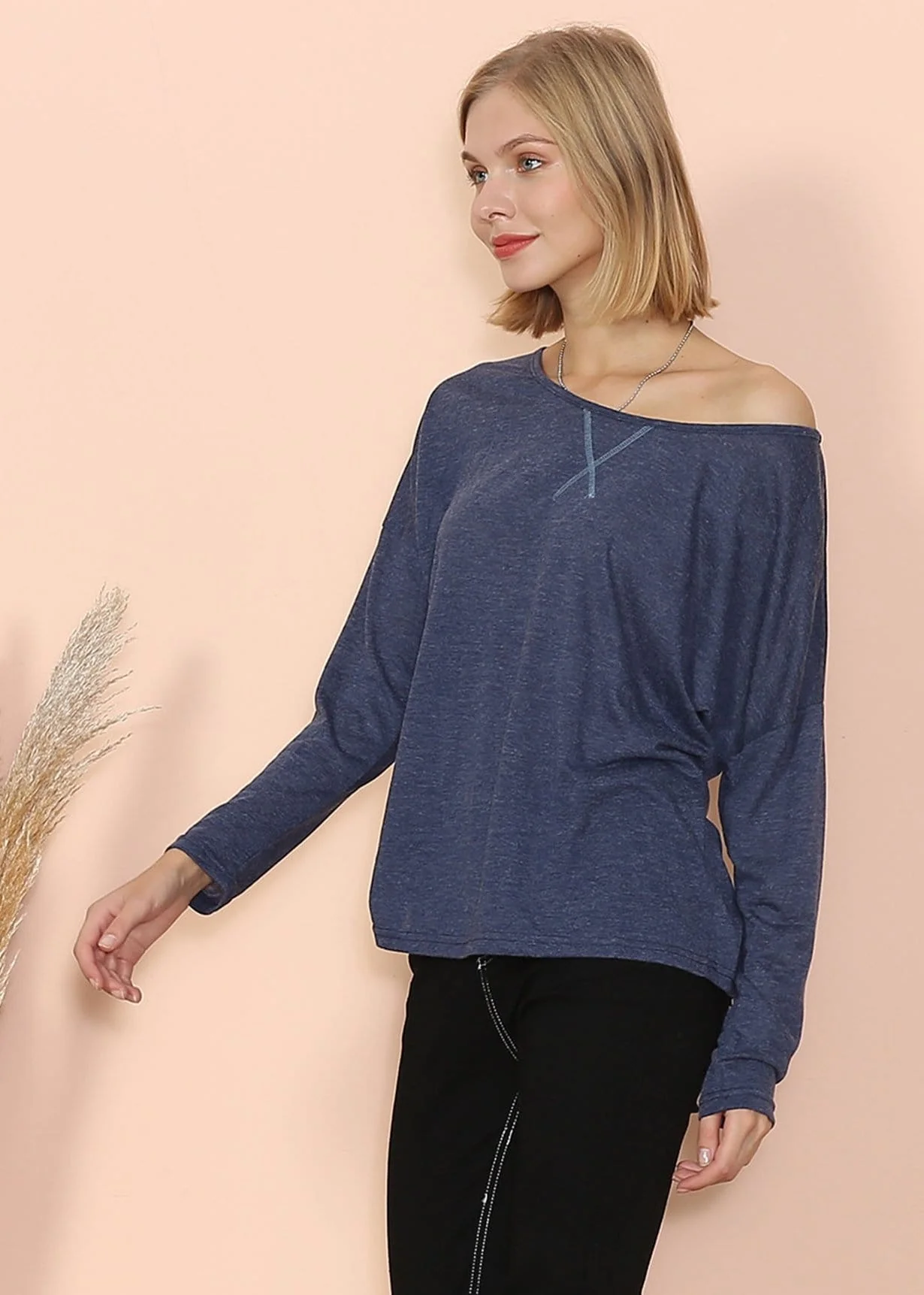Lux Boatneck Long Sleeve Top - Image 15