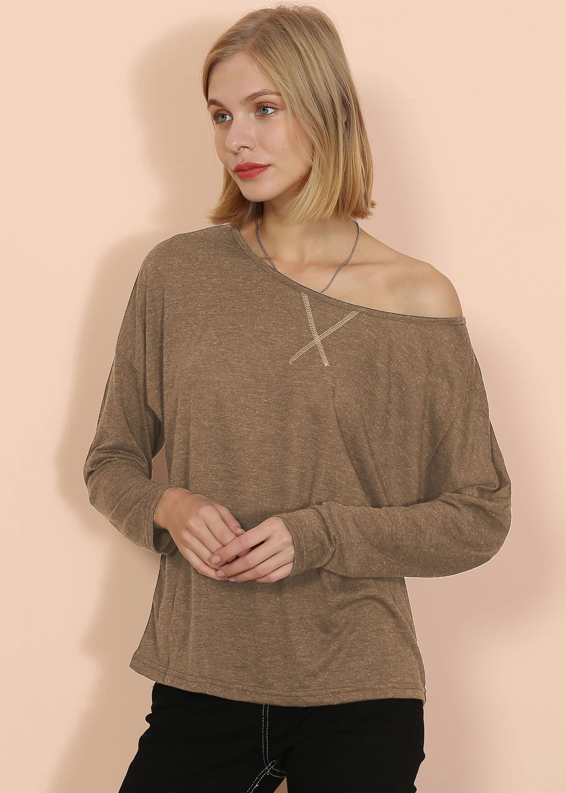 Lux Boatneck Long Sleeve Top - Image 6