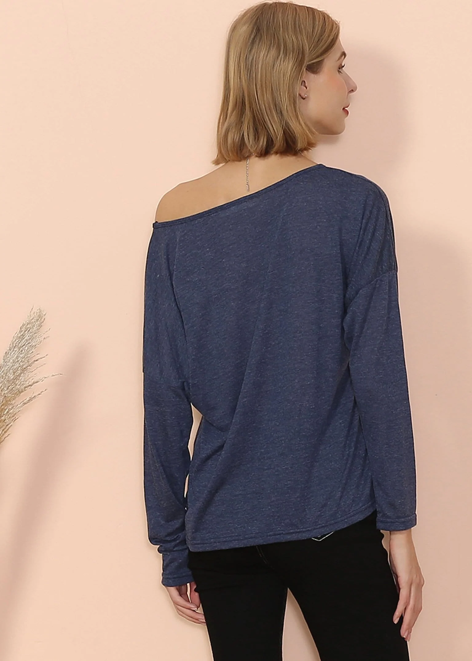 Lux Boatneck Long Sleeve Top - Image 9