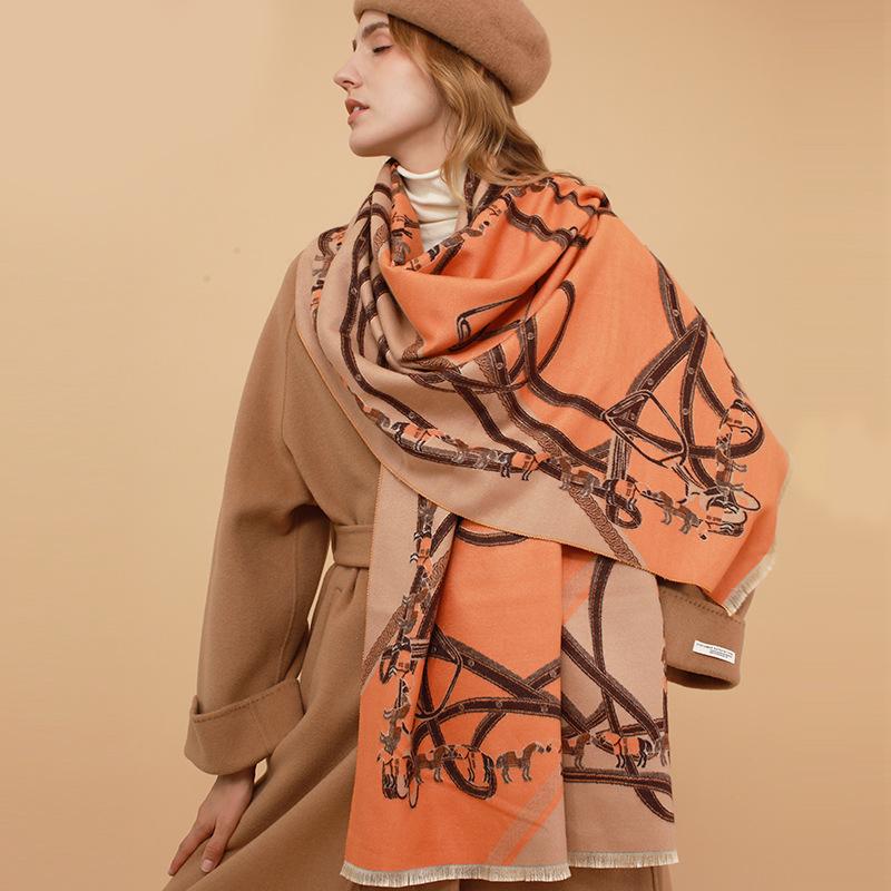 Luxe Printed Scarf - Image 3
