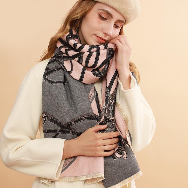 Luxe Printed Scarf - Image 4