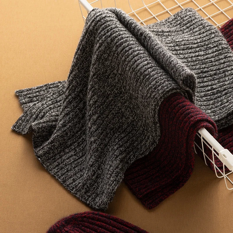 Luxurious 100% Cashmere Knit Winter Scarf for Women - Image 5