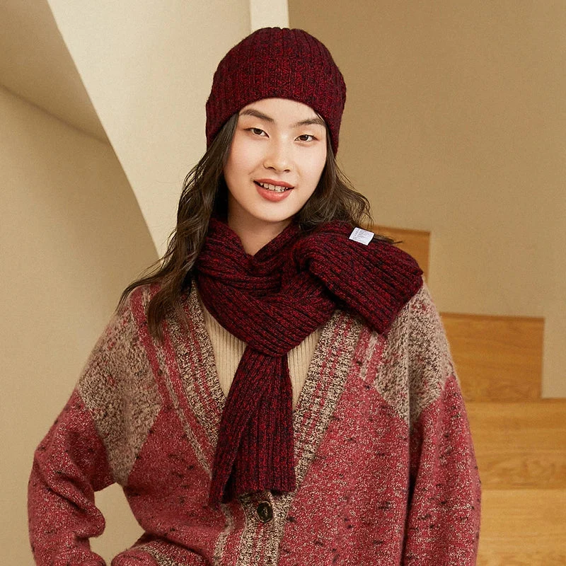 Luxurious 100% Cashmere Knit Winter Scarf for Women - Image 7