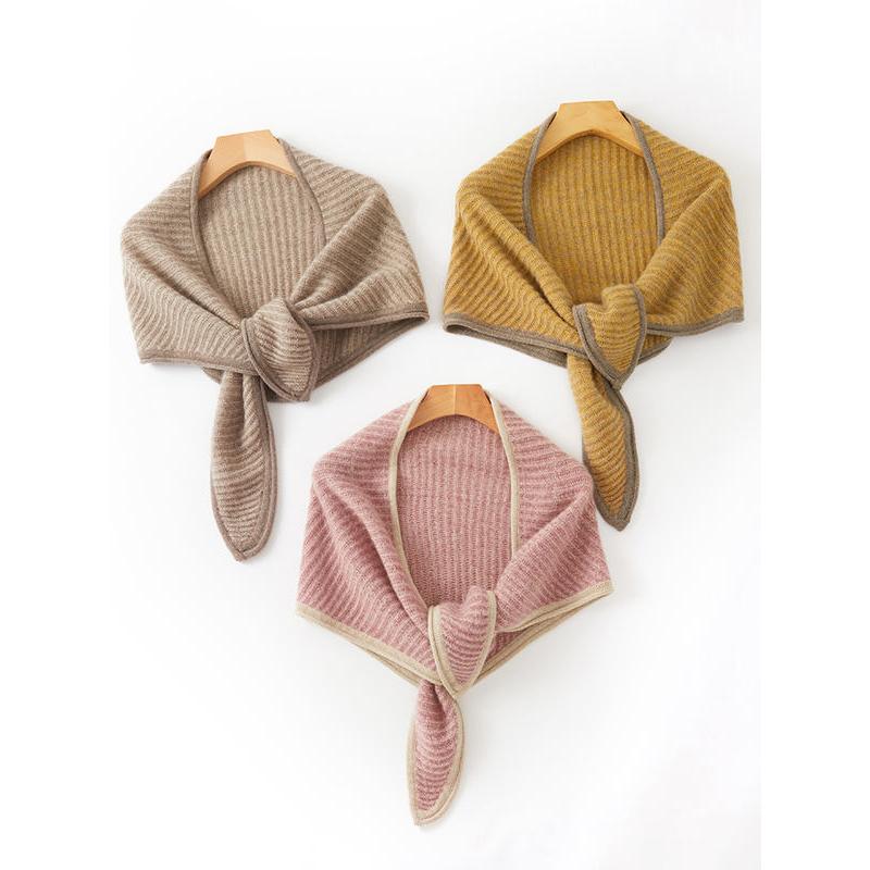 Luxurious 100% Cashmere Triangle Scarf - Image 8