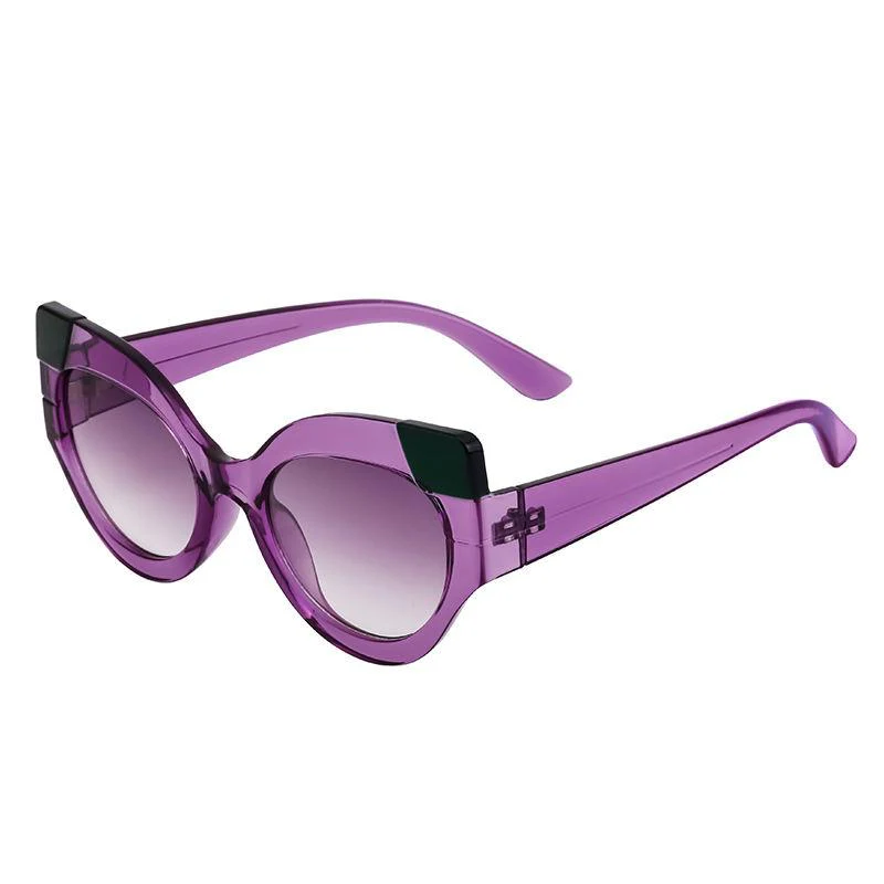 Luxury Cat Eye Retro Punk Sunglasses - Image 6