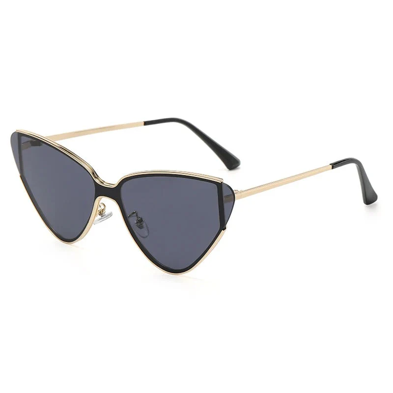 Luxury Metal Punk Cat Eye Sunglasses - Image 2