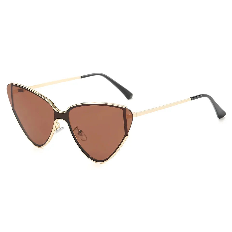 Luxury Metal Punk Cat Eye Sunglasses - Image 3