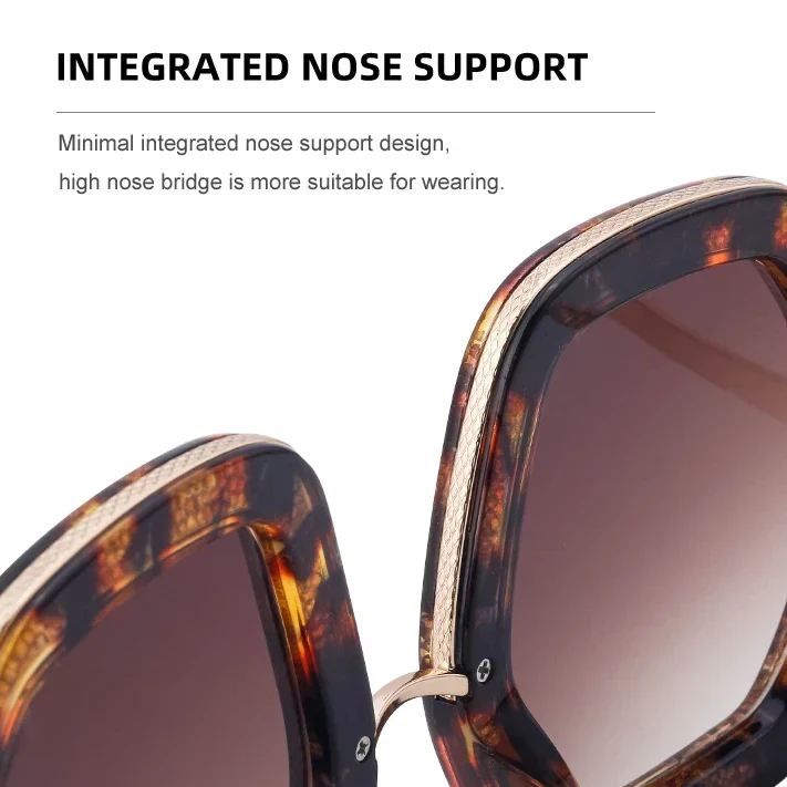 Luxury Oversized Diamond Polygon Sunglasses with UV Protection - Image 14