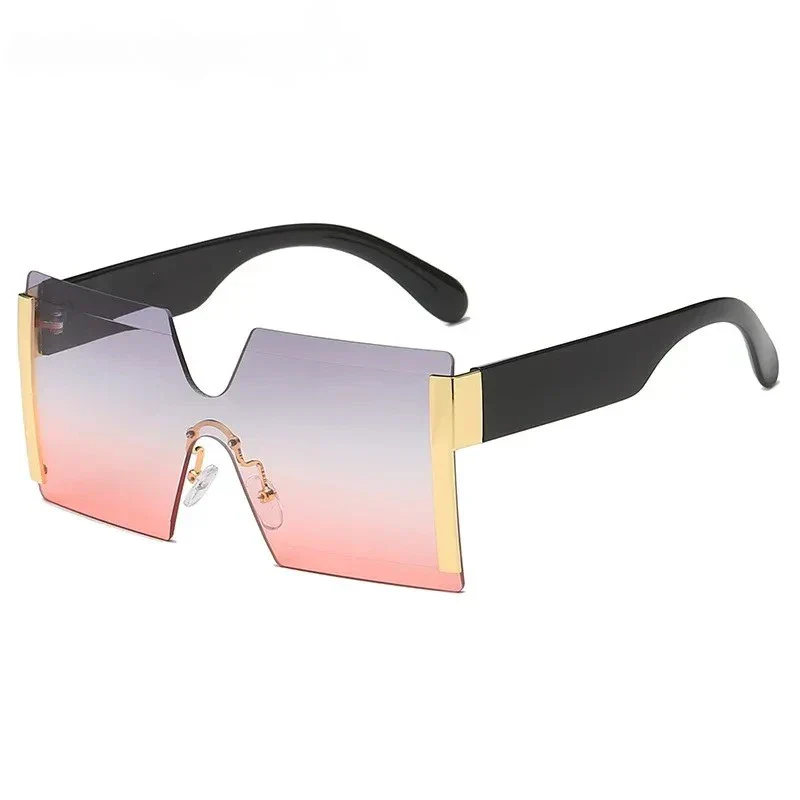 Luxury Rimless Gradient Square Sunglasses for Women - Image 2