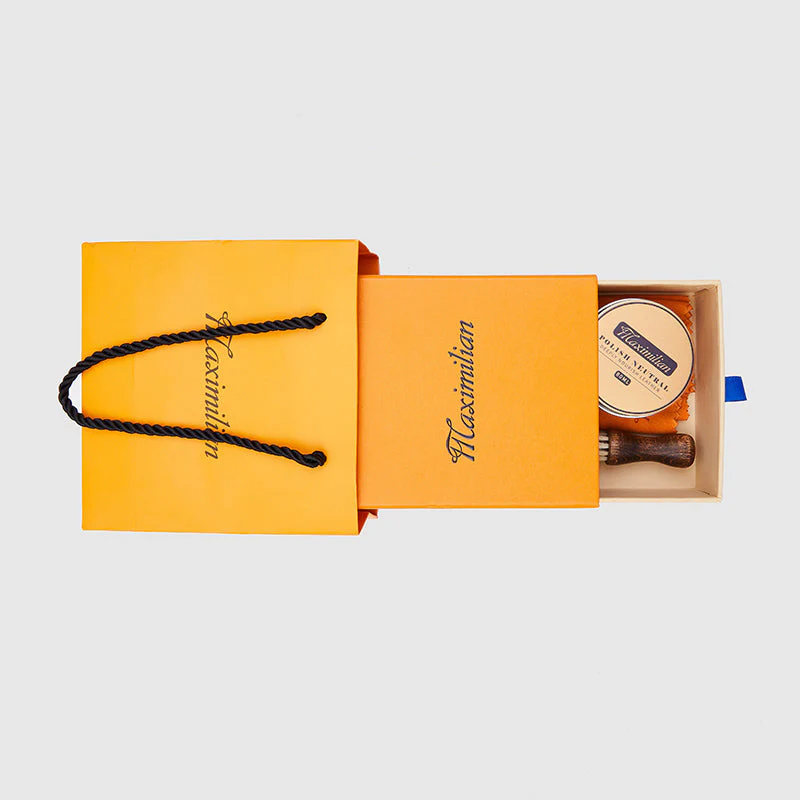 Luxury shoe shine set Leather shoe care set - Image 2