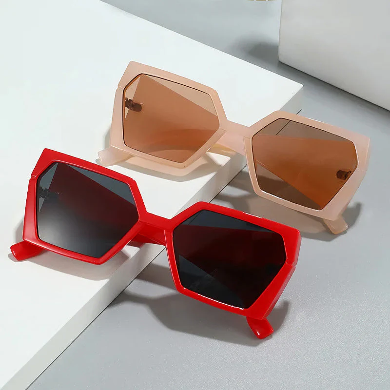 Luxury Vintage Square Sunglasses - Image 9