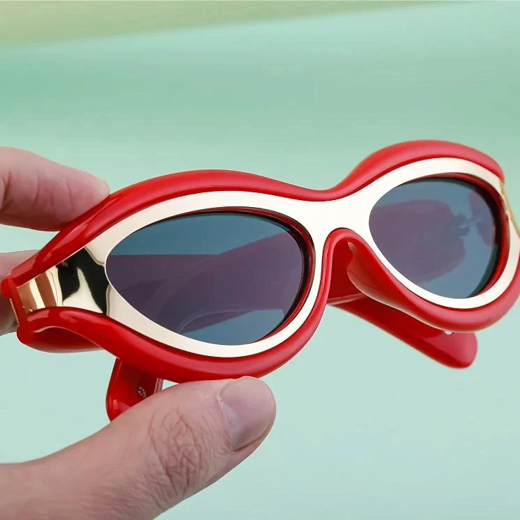 Luxury Vintage Steampunk Round Sunglasses - Image 13
