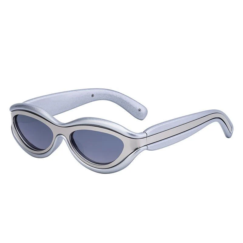 Luxury Vintage Steampunk Round Sunglasses - Image 2