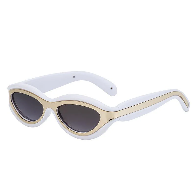 Luxury Vintage Steampunk Round Sunglasses - Image 3