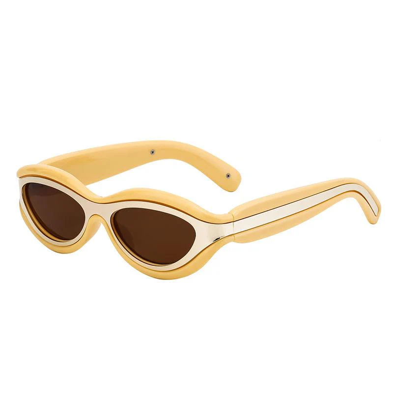 Luxury Vintage Steampunk Round Sunglasses - Image 5