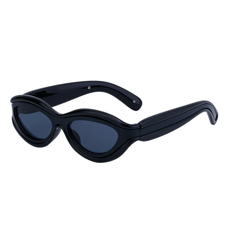 Luxury Vintage Steampunk Round Sunglasses - Image 9