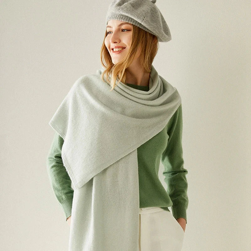 Luxury Winter Cashmere Scarf for Women - Image 7
