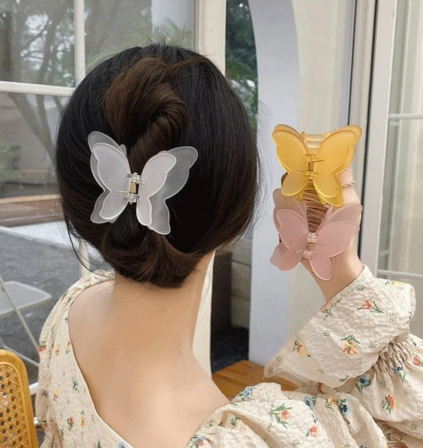 Matte Gradient Butterfly Hair Clip - Image 10