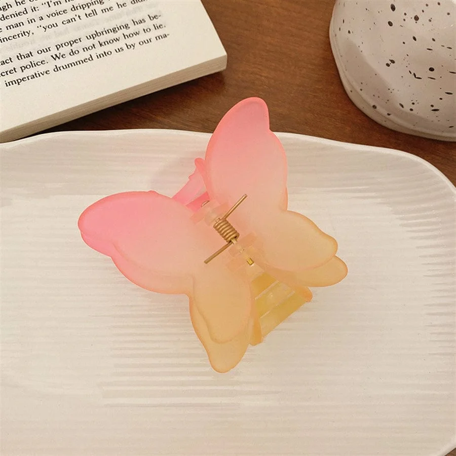 Matte Gradient Butterfly Hair Clip - Image 4