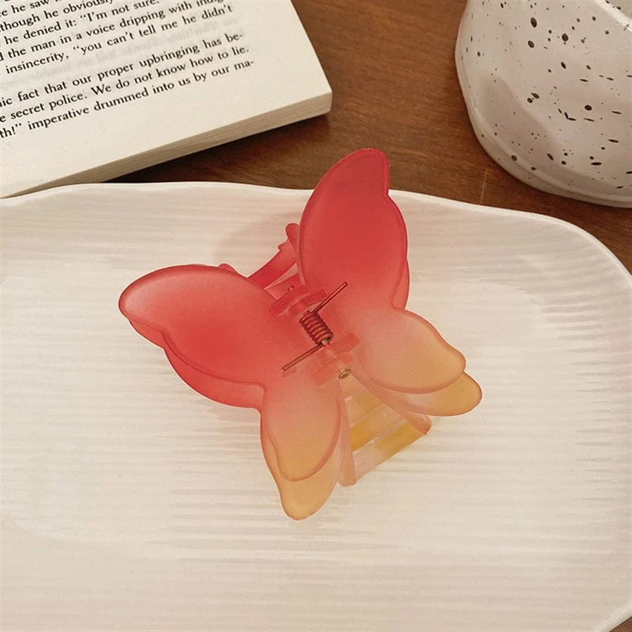 Matte Gradient Butterfly Hair Clip - Image 5