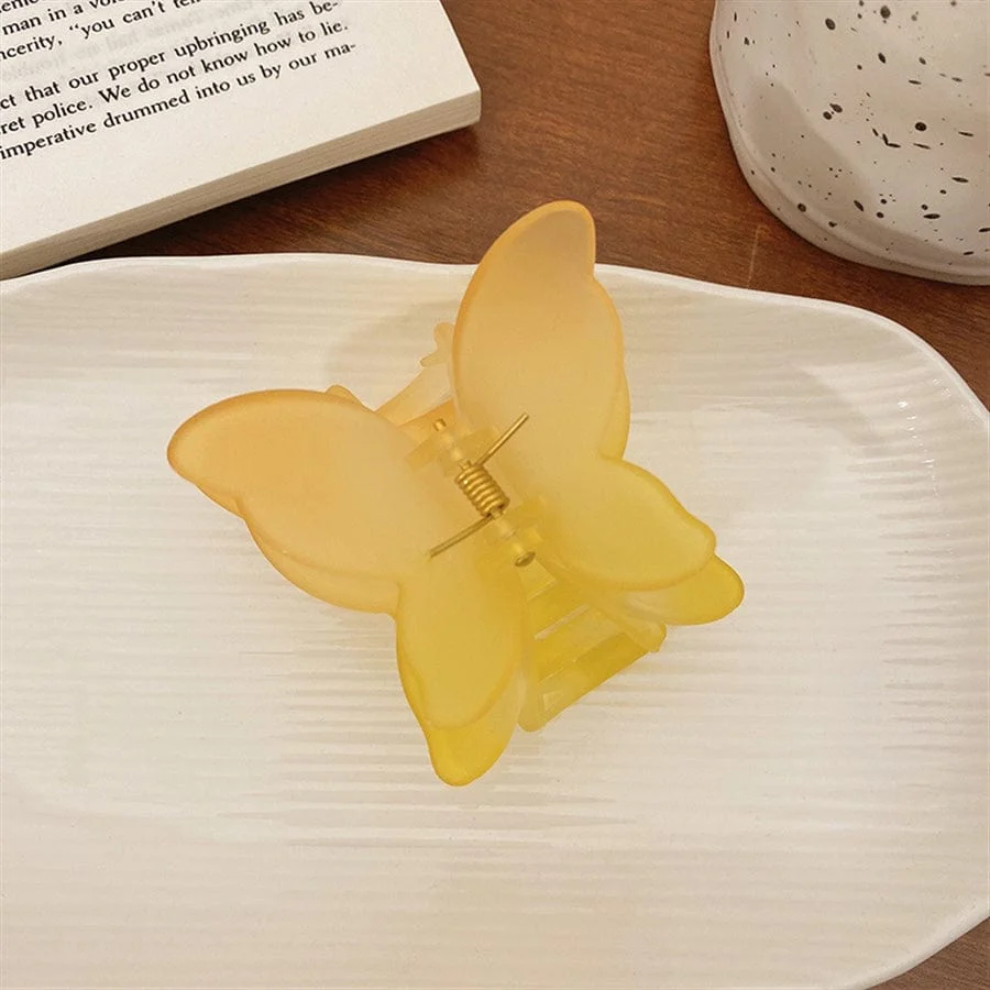 Matte Gradient Butterfly Hair Clip - Image 6