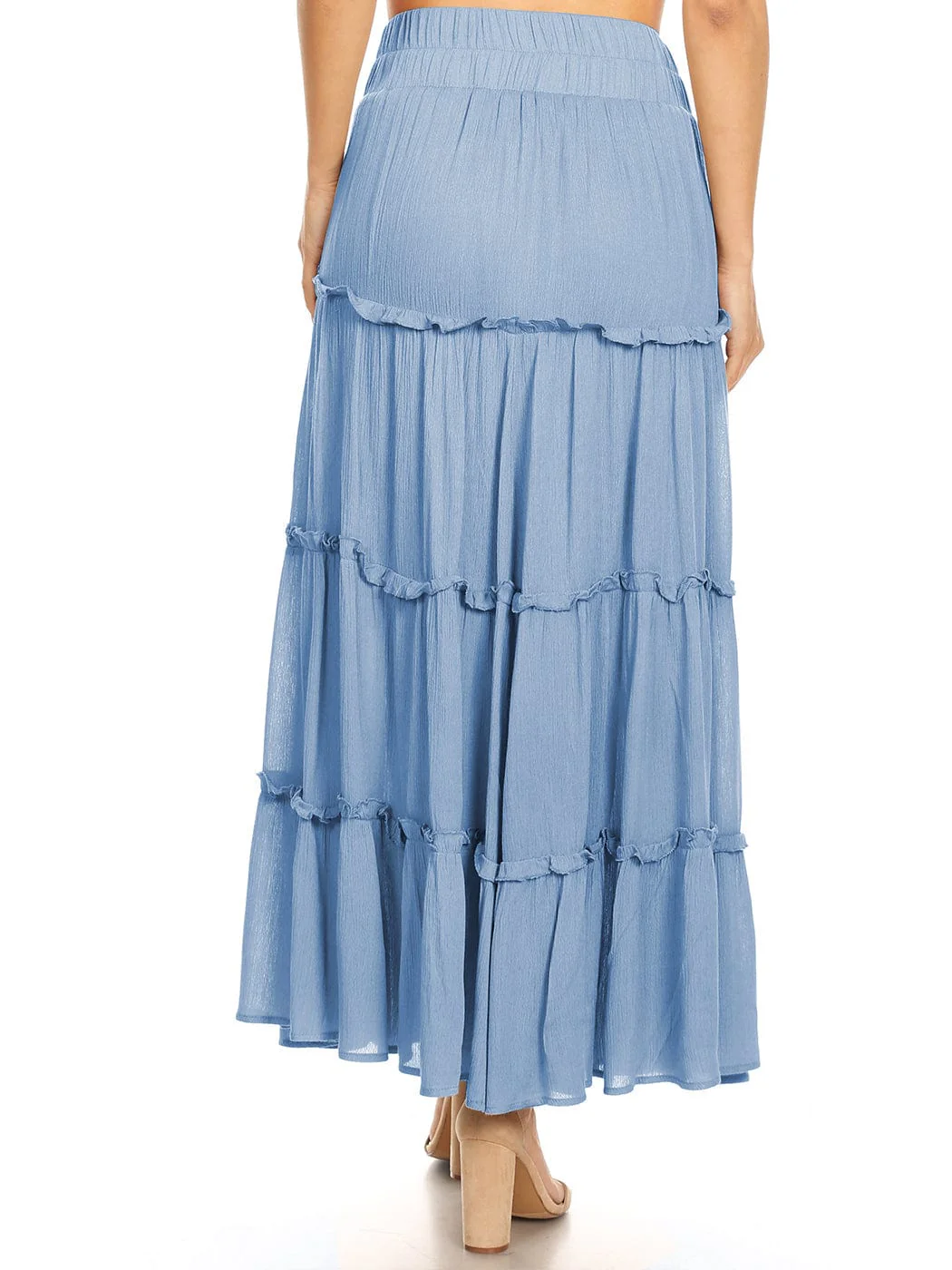 Maxi Bohemian Layered Skirt - Image 10