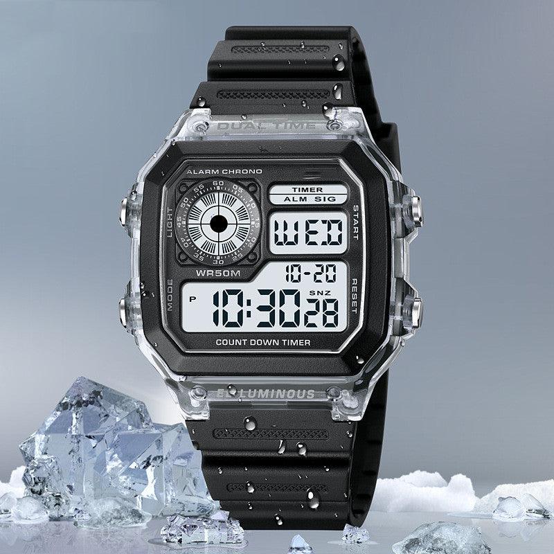 Men And Women Outdoor Sports Students Waterproof Multifunctional Electronic Watch - Image 2