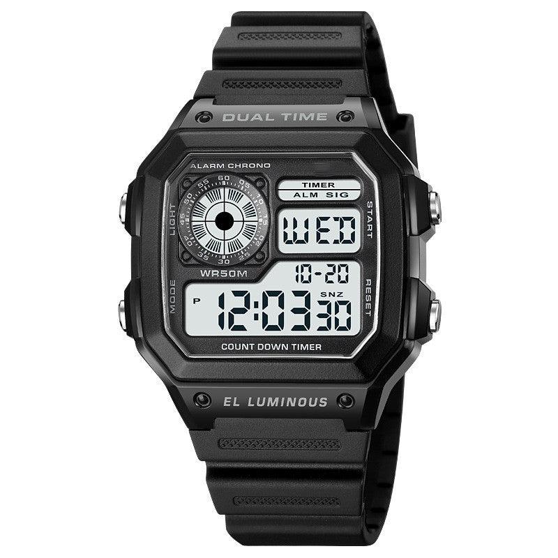 Men And Women Outdoor Sports Students Waterproof Multifunctional Electronic Watch - Image 3