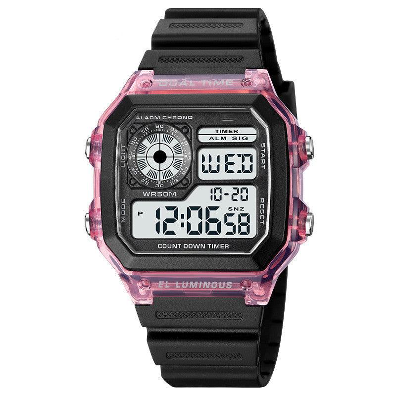 Men And Women Outdoor Sports Students Waterproof Multifunctional Electronic Watch - Image 4