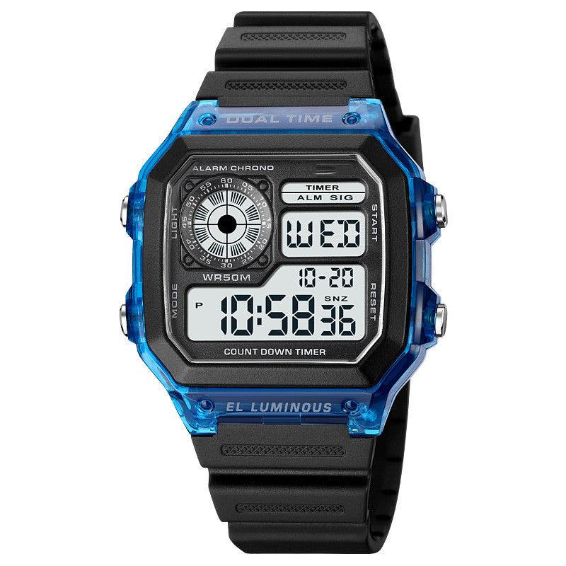 Men And Women Outdoor Sports Students Waterproof Multifunctional Electronic Watch - Image 5