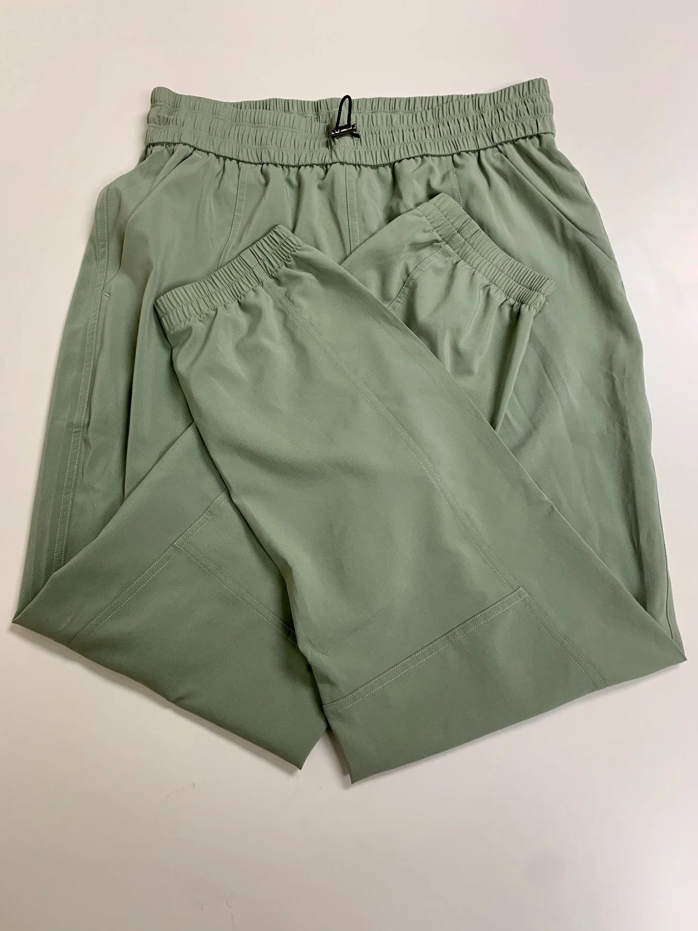 Men's High Rise Drawstring Ruched Trousers