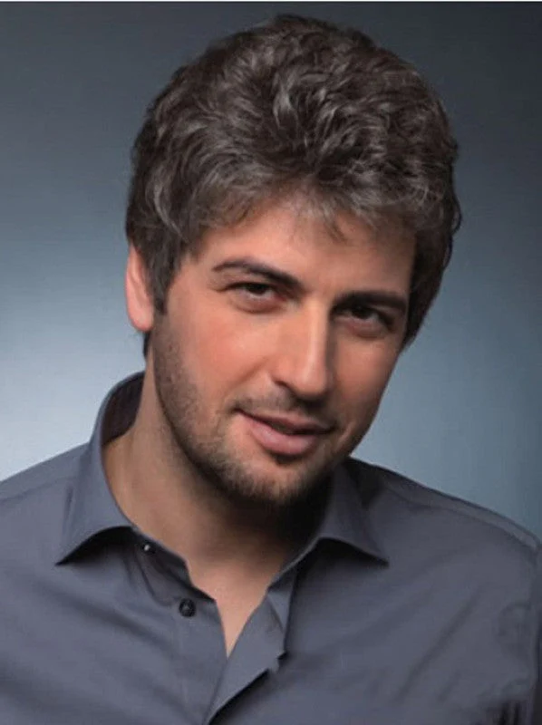 Men's Middle-aged Wig Fluffy Short Curly Hair - Image 6
