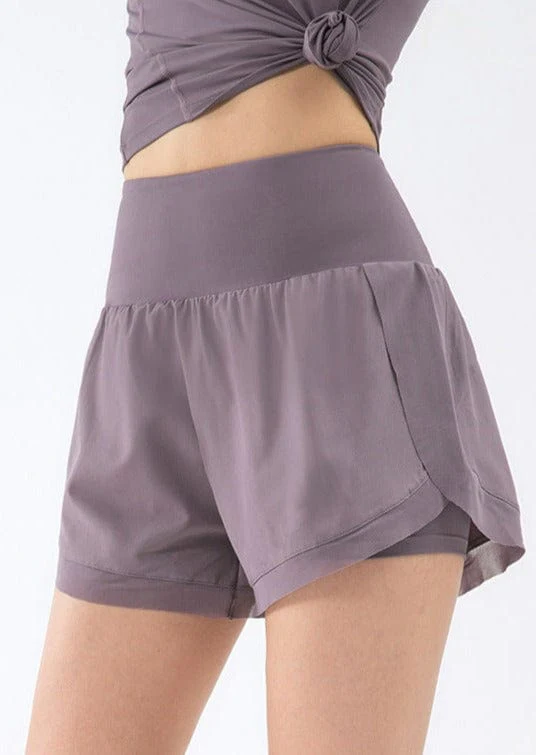 Mesh Lace Lined Active Shorts - Image 15