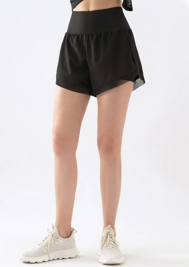 Mesh Lace Lined Active Shorts - Image 5