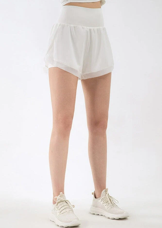 Mesh Lace Lined Active Shorts - Image 8