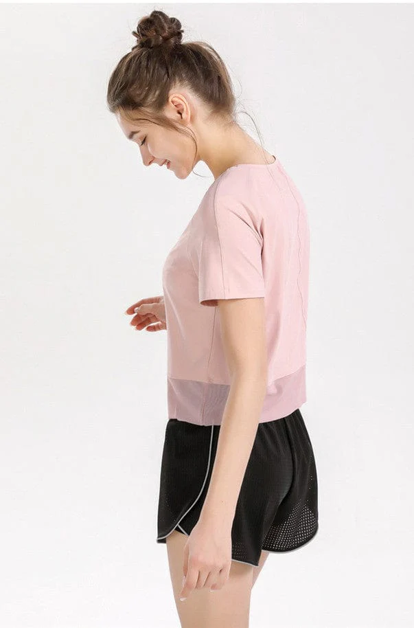 Mesh Lined Relaxed Active Top - Image 12