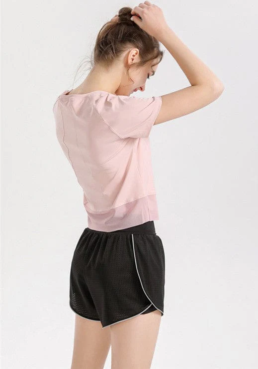 Mesh Lined Relaxed Active Top - Image 13