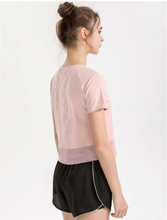 Mesh Lined Relaxed Active Top - Image 14