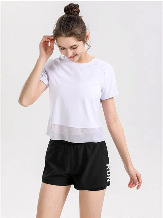 Mesh Lined Relaxed Active Top - Image 16