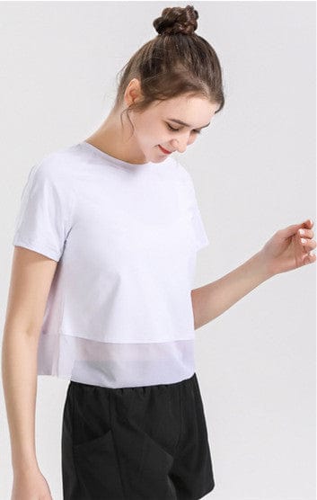 Mesh Lined Relaxed Active Top - Image 19
