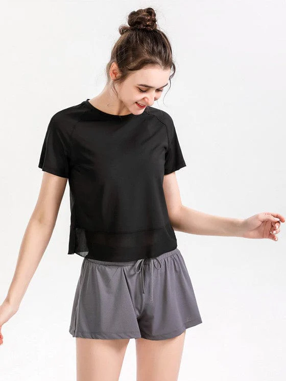 Mesh Lined Relaxed Active Top - Image 3