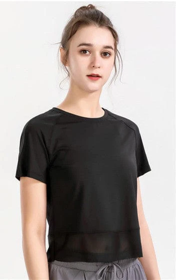 Mesh Lined Relaxed Active Top - Image 4